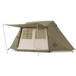 Naturehike Village 5.0 Otomatik Kurulum 4 Kişilik Haki Kamp Çadır