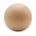 Naturel Dekor Ahşap Yuvarlak Küre Kesim Kulp, Karaf Kapağı, Kavanoz Kapağı 80 Mm, 1 Adet, Bambu, Hasır, Iskandinav, Bohem, Modern