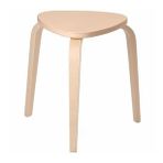 Natürel Renk Tabure 42x48x45 Cm IKEA Huş Ağacı Tabure-Sandalye Tekli
