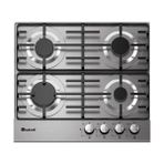 Naturel S6400 I 4 Gözlü Gazlı Metal Yüzeyli Set Üstü Ocak Inox