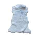 Naturel Uzun Tüylü Koyun Postu Açık Mavi 70 X 50 Cm