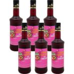 Naturello Çilek Aromalı Şurup 700 ml x 6lı Koli