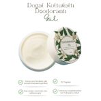 naturepower Alüminyum İçermeyen Doğal Krem Deodorant Ter Kokusu Önleyici Koltuk Altı Gül Kokulu 50 ml