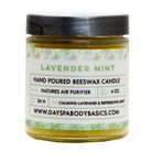 NATURE'S APOTHECARY Lavanta Nane El Dökülmüş Balmumu Mum - Tamamen Doğal Uçucu Yağ Kokulu, Pamuk Örgülü Fitil, Dumansız, Toksik Olmayan El Yapımı ABD'de DAYSPA Body Basics