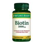 Nature's Bounty Biotin 5000 mcg İçeren 72 Kapsül