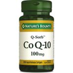 Nature's Bounty Coenzyme Q-10 100 Mg (Q-Sorb™) 30 Kapsül - Dezenfektan Hediyeli (%72 Alkol)