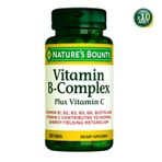 Nature's Bounty Vitamin B Complex Plus Vitamin C 10x60 Tablet