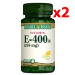 Nature's Bounty Vitamin E 400 IU 2x50 Kapsül