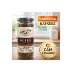 NATURES FOOD Keten Tohumu Cam Kavanoz Net 320gr Lif Deposu & Omega 3 Kaynağı | Diyet Dostu Süper Gıda