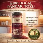 Nature's Food Kırmızı Pancar Tozu 150g Cam Kavanoz | %100 Doğal Katkısız | Enerji & Detoks Destek | Smoothie - 150 gr
