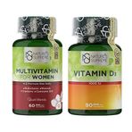Nature's Supreme Multivitamin for Women 60 Kapsül + Vitamin D3 90 Kapsül Seti