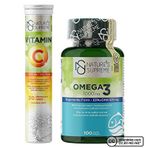 Nature's Supreme Omega 3 100 Kapsül + Vitamin C Zinc 20 Efervesan Tablet