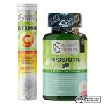 Nature's Supreme Probiotic 5B 60 Kapsül + Vitamin C Zinc 20 Efervesan Tablet