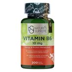 Nature's Supreme Vitamin B6 10 mg İçeren 200 Kapsül