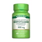 Nature's Truth Benfotiamine Vitamin B-1 300 Mg | Enhanced Absorption 60 Kapsül - Aromasız