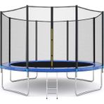 Naturion 366 cm (12 Ft) Güvenlik Fileli Trambolin Trp-89 - Çok Renkli