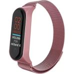 Naturion Newface Xiaomi Mi Band 4 Metal Mıknatıslı Kordon - Rose - Çok Renkli