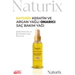 Naturix Keratin ve Argan Yağlı Onarıcı Saç Bakım Yağı 100 ml