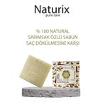 Naturix Natural Sarımsak Özlü Sabun Saç Dökülmesine Karşı Saç Bakımı Garlic Extract Soap