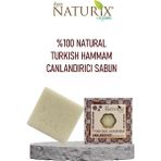 Naturix Natural Türk Hamam Sabunu Arındırıcı Derin Temizleme 100 Doğal Turkısh Hammam Soap