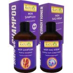 Naturix Purple / Silver Shampoo Turunculaşma Karşıtı Tuz Pareben Fosfat İçermeyen Mor Şampuan + Saç Kremi