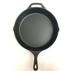 Naturpan Kaplamasız Gerçek Demir Döküm Tava 30 cm Cast Iron Skillet Pre-seasoned12 Inch