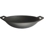 Naturpot Demir Döküm Sac Kavurma Tavası Kaplamasız Gerçek Demir Döküm Derin 34 cm