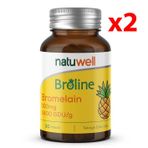 NatuWell Broline Bromelain 500 mg 2x30 Kapsül