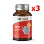 NatuWell Demir-C 3x60 Kapsül