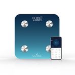 Nautica BT600 Pilli Bluetooth Vücut Analizli Yağ Kas Su Ölçer Hassas Akıllı Tartı Baskül Navy Mavi