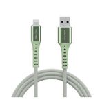 Nautica C65 MFI Lightning to USB-A 12W Örgülü Hızlı Şarj ve Data Kablosu 1.2M Yeşil