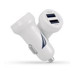 Nautica CH15 Çift USB Çakmaklık Girişli Araç İçi Şarj Cihazı Beyaz