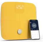 Nautica Classic Collection Plus Vücut Analizli Akıllı Bluetooth Tartı Baskül Yağ Ölçer Sarı