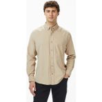 Nautica Erkek Bej Classic Fit Gömlek - 12X-Bej - XL