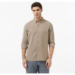 Nautica Erkek Bej Regular Fit Gömlek W65400T.2GR - 2GR-Bej - XL