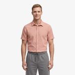 Nautica Erkek Bej Regular Fit Kısa Kollu Gömlek-W65416T.2TS XXL