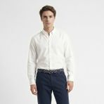 Nautica Erkek Beyaz Regular Fit Gömlek W65408T.1BW - 1BW-Beyaz