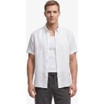Nautica Erkek Beyaz Regular Fit Kısa Kollu Gömlek W65416T.1BW - 1BW-Beyaz - 2XL