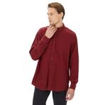 Nautica Erkek Bordo Classic Fit Gömlek-W37232T.6DA XS