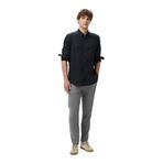Nautica Erkek Gri Jogger Keten Pantolon-P55116T.0ST 36