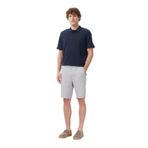 Nautica Erkek Gri Regular Fit Keten Şort-B65232T.0ML 40
