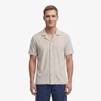 Nautica Erkek Gri Regular Fit Kısa Kollu Gömlek-W65500T.0LR M
