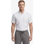 Nautica Erkek Gri Regular Fit Kısa Kollu Keten Gömlek W65100T.1GD - 1Gd-Gri - 2XL
