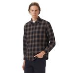 Nautica Erkek Kahverengi Kareli Gömlek-W47410T.20C XL