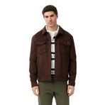 Nautica Erkek Kahverengi Regular Fit Süet Ceket J65016T.2HF - M - --