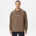 Nautica Erkek Kahverengi Standart Fit Kapüşonlu Sweatshirt-K37226T.3BB S