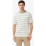 Nautica Erkek Krem Regular Fit Çizgili T-Shirt V65320T.1MA - 1MA-Krem