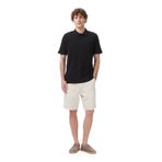 Nautica Erkek Krem Regular Fit Keten Şort-B65233T.1SL 33