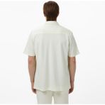 Nautica Erkek Krem Regular Fit Kısa Kollu Gömlek W55521T.1MA - 1MA-Krem - XS