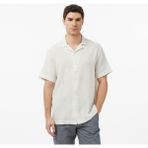 Nautica Erkek Krem Regular Fit Kısa Kollu Gömlek W65538T.1AN - 3XL